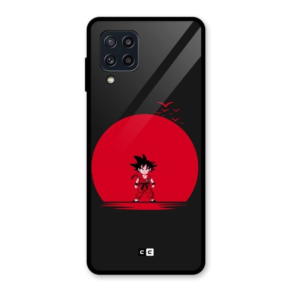 Goku Kid Art Glass Back Case for Galaxy M32