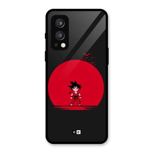 Goku Kid Art Glass Back Case for OnePlus Nord 2 5G