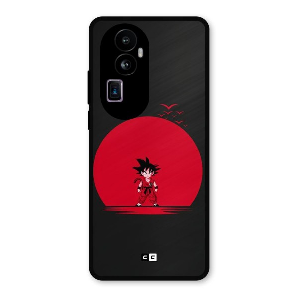 Goku Kid Art Metal Back Case for Oppo Reno10 Pro Plus