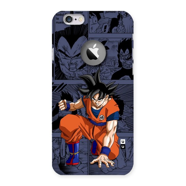 Goku Manga Art Back Case for iPhone 6 Logo Cut
