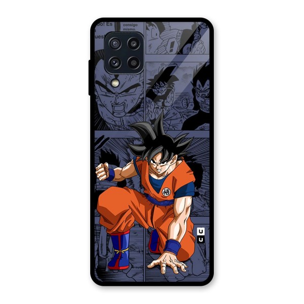 Goku Manga Art Glass Back Case for Galaxy M32