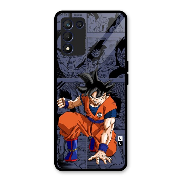 Goku Manga Art Glass Back Case for Realme 9 5G Speed