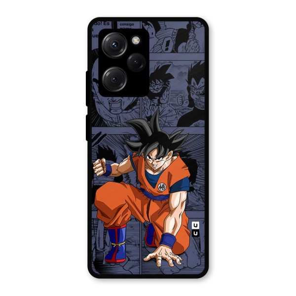 Goku Manga Art Metal Back Case for Poco X5 Pro