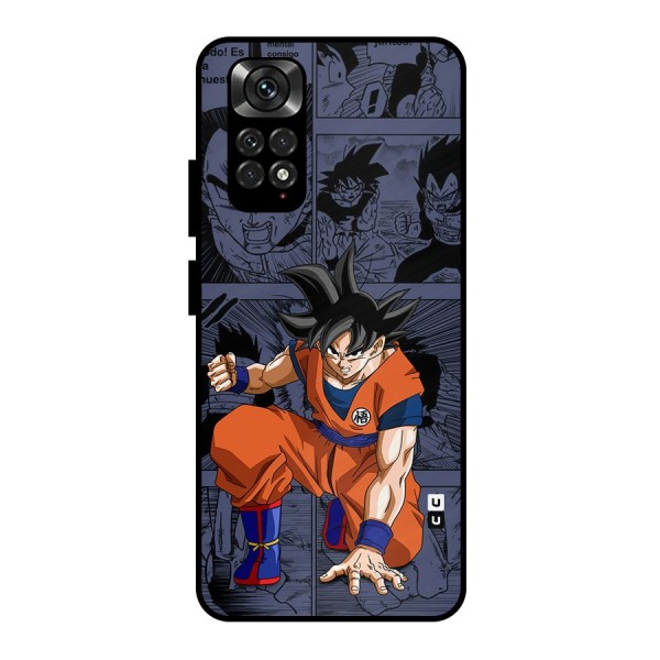 Goku Manga Art Metal Back Case for Redmi Note 11 Pro Plus 5G