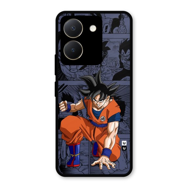 Goku Manga Art Metal Back Case for Vivo Y36