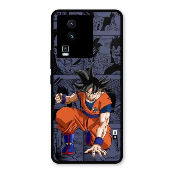 Goku Manga Art Metal Back Case for iQOO Neo 7