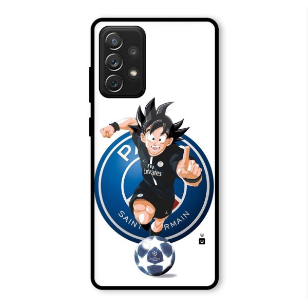 Goku Playing Goku Glass Back Case for Galaxy A72