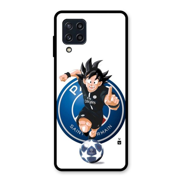 Goku Playing Goku Glass Back Case for Galaxy M32