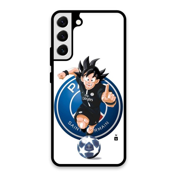 Goku Playing Goku Glass Back Case for Galaxy S22 Plus 5G