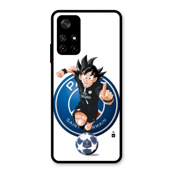 Goku Playing Goku Glass Back Case for Poco M4 Pro 5G