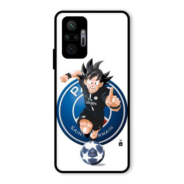 Goku Playing Goku Glass Back Case for Redmi Note 10 Pro Max