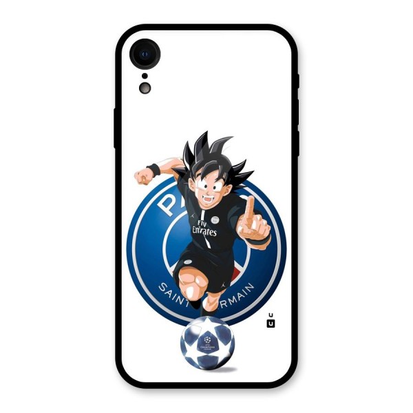 Goku Playing Goku Glass Back Case for iPhone XR