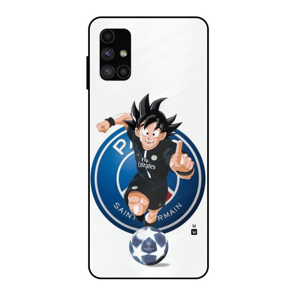 Goku Playing Goku Metal Back Case for Galaxy M51