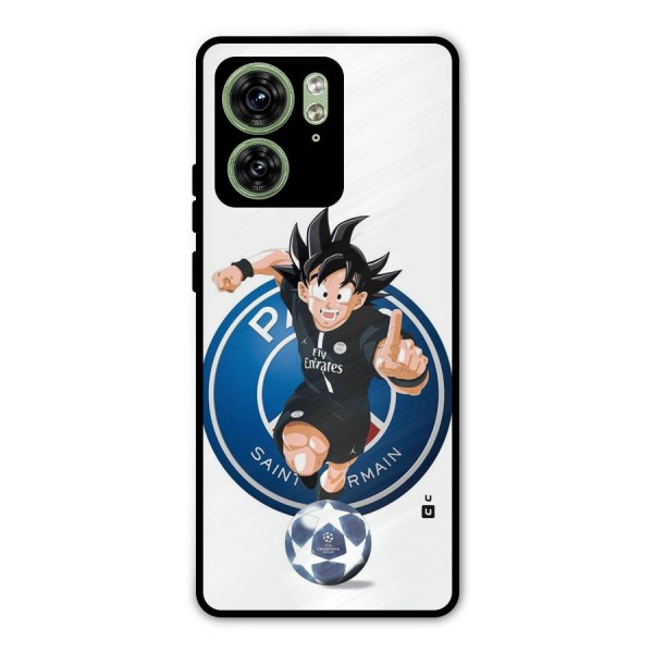 Goku Playing Goku Metal Back Case for Motorola Edge 40 5G