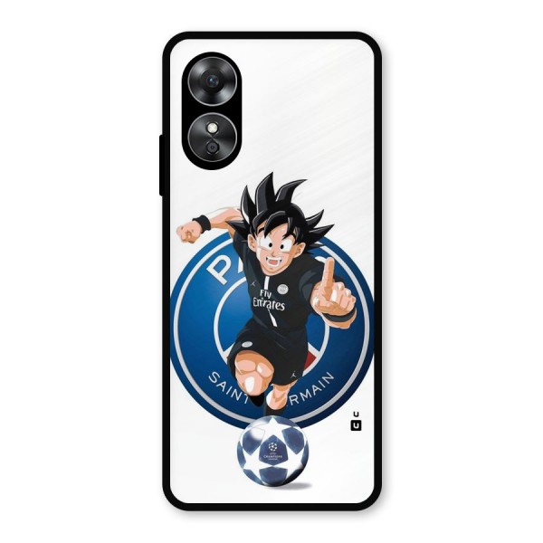 Goku Playing Goku Metal Back Case for Oppo A17