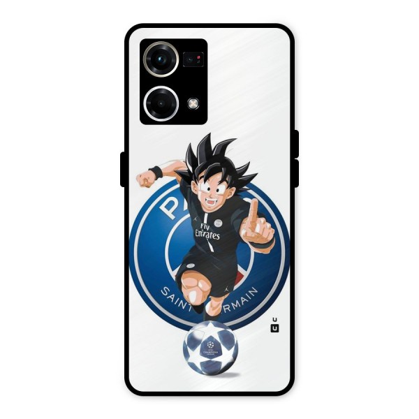 Goku Playing Goku Metal Back Case for Oppo F21 Pro 4G