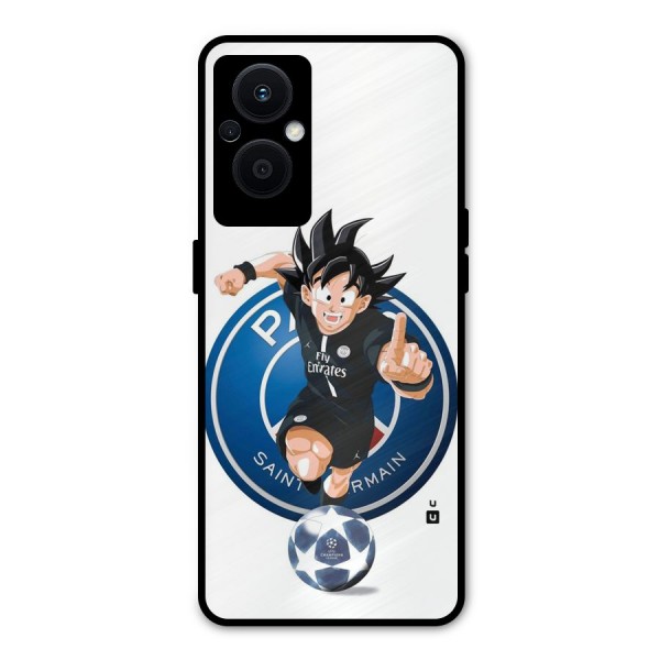 Goku Playing Goku Metal Back Case for Oppo F21s Pro 5G