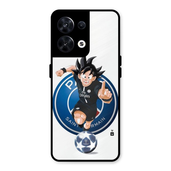 Goku Playing Goku Metal Back Case for Oppo Reno8 5G