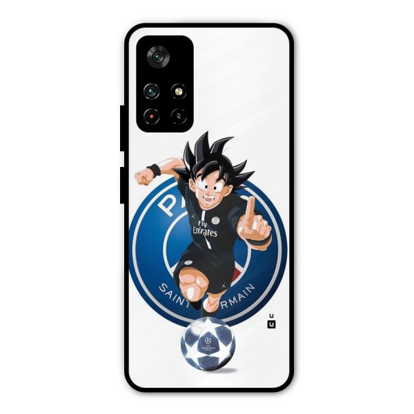 Goku Playing Goku Metal Back Case for Poco M4 Pro 5G