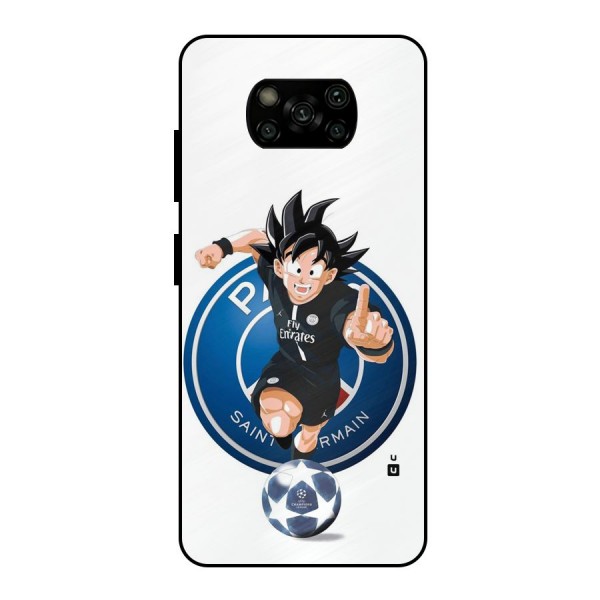 Goku Playing Goku Metal Back Case for Poco X3