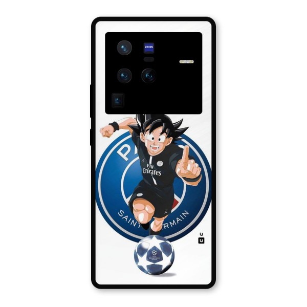 Goku Playing Goku Metal Back Case for Vivo X80 Pro