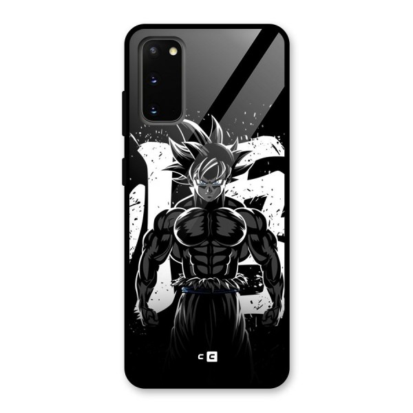 Goku Unleashed Power Glass Back Case for Galaxy S20