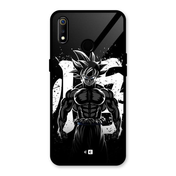 Goku Unleashed Power Glass Back Case for Realme 3