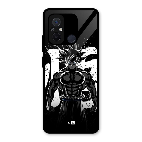 Goku Unleashed Power Glass Back Case for Redmi 12C