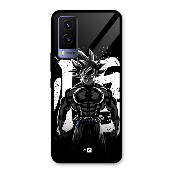 Goku Unleashed Power Glass Back Case for Vivo V21e 5G