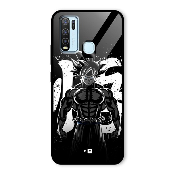 Goku Unleashed Power Glass Back Case for Vivo Y50