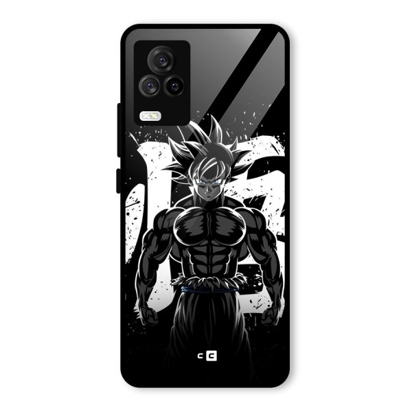 Goku Unleashed Power Glass Back Case for Vivo iQOO 7 Legend 5G