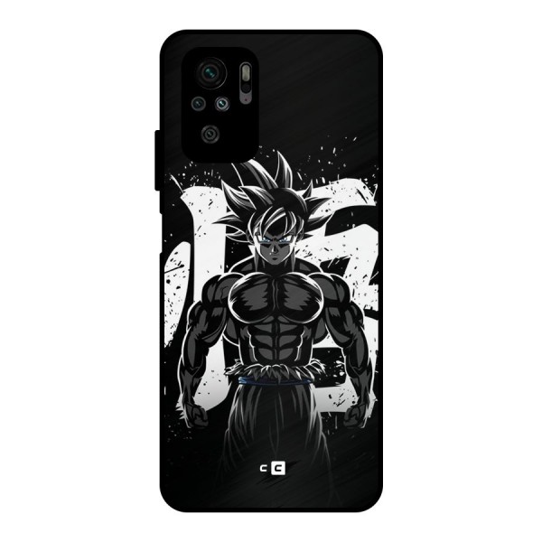 Goku Unleashed Power Metal Back Case for Redmi Note 10