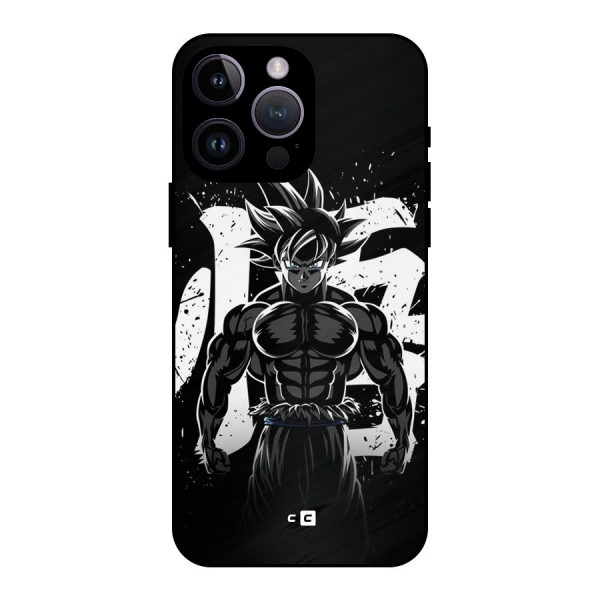 Goku Unleashed Power Metal Back Case for iPhone 14 Pro Max