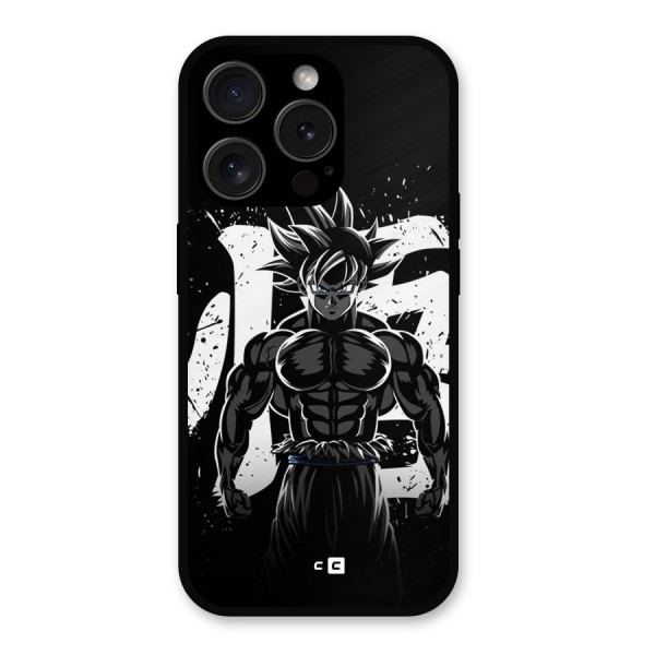 Goku Unleashed Power Metal Back Case for iPhone 15 Pro