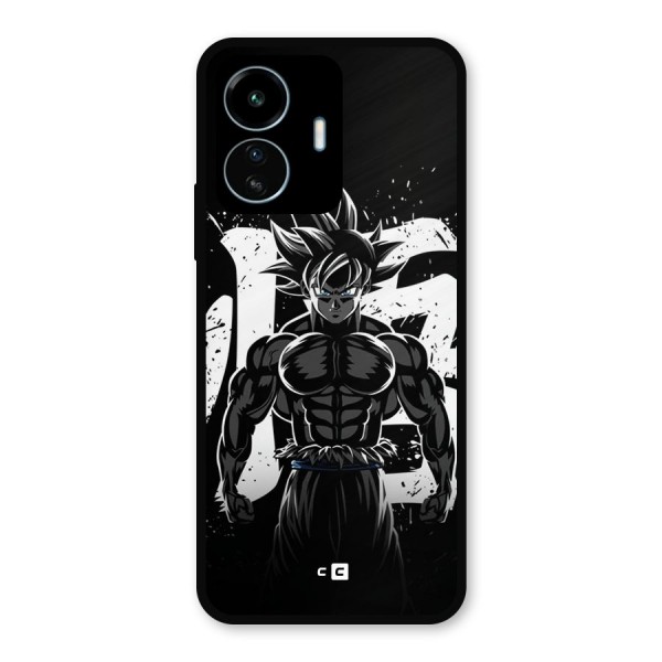 Goku Unleashed Power Metal Back Case for vivo iQOO Z6 Lite 5G