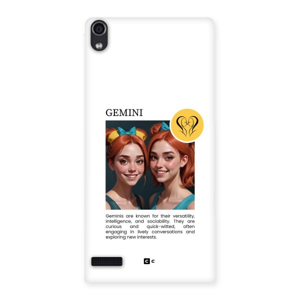 Golden Gemini Back Case for Ascend P6