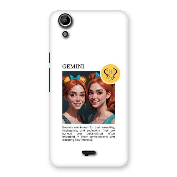 Golden Gemini Back Case for Canvas Selfie Lens Q345