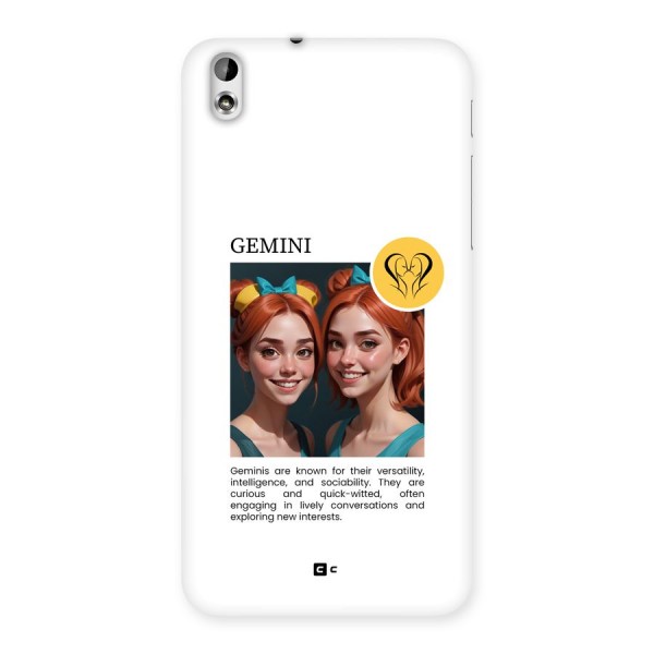 Golden Gemini Back Case for Desire 816
