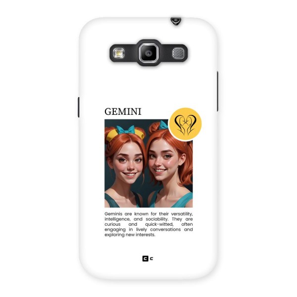 Golden Gemini Back Case for Galaxy Grand Quattro