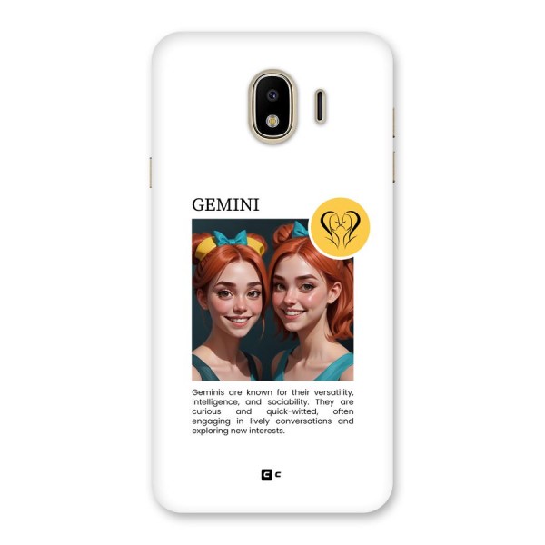 Golden Gemini Back Case for Galaxy J4