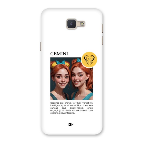Golden Gemini Back Case for Galaxy J5 Prime
