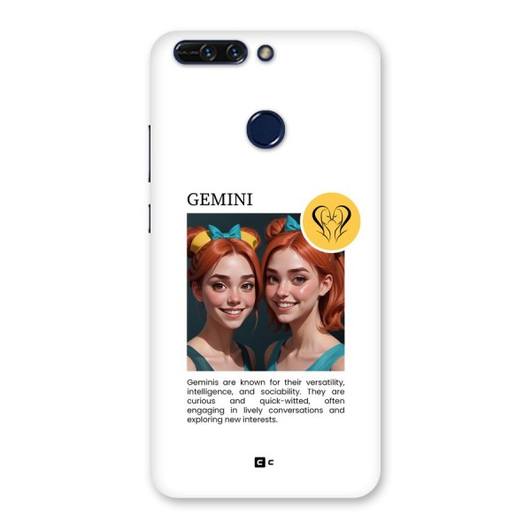 Golden Gemini Back Case for Honor 8 Pro