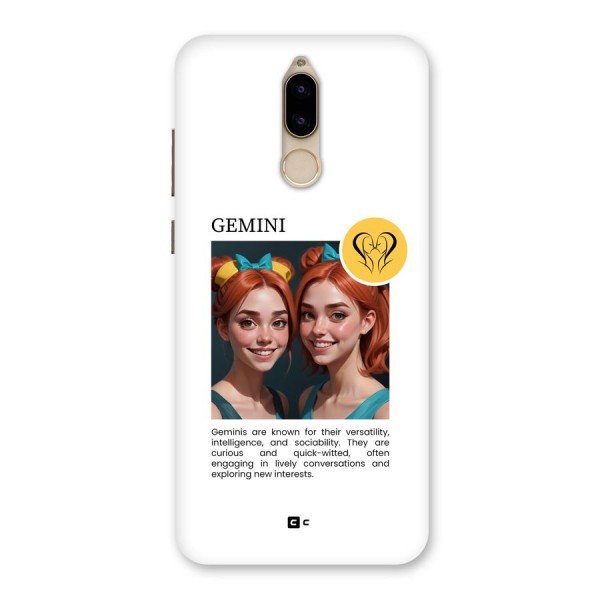 Golden Gemini Back Case for Honor 9i