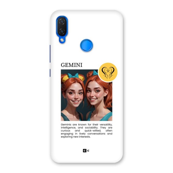 Golden Gemini Back Case for Huawei P Smart Plus