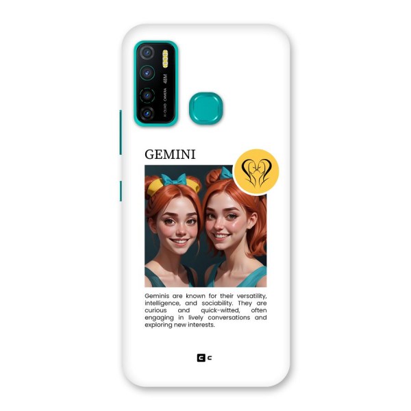 Golden Gemini Back Case for Infinix Hot 9 Pro