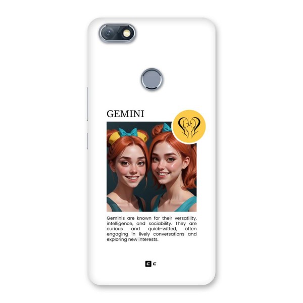 Golden Gemini Back Case for Infinix Note 5