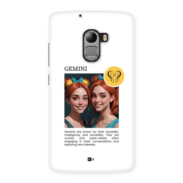 Golden Gemini Back Case for Lenovo K4 Note