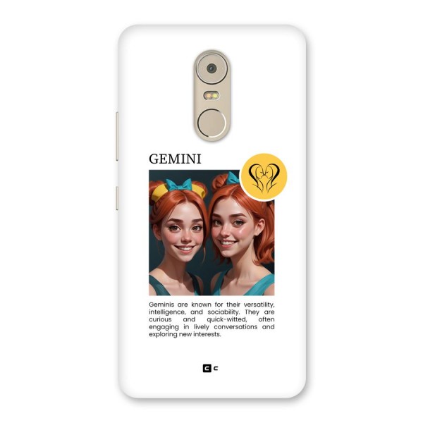 Golden Gemini Back Case for Lenovo K6 Note