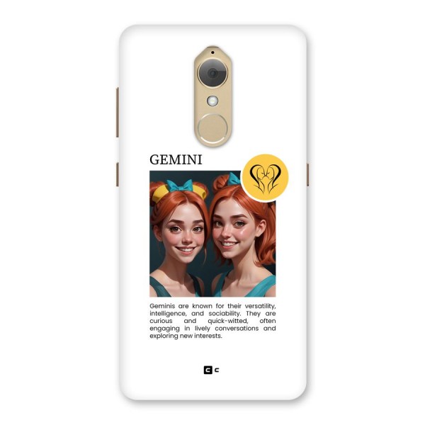 Golden Gemini Back Case for Lenovo K8