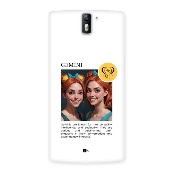 Golden Gemini Back Case for OnePlus One